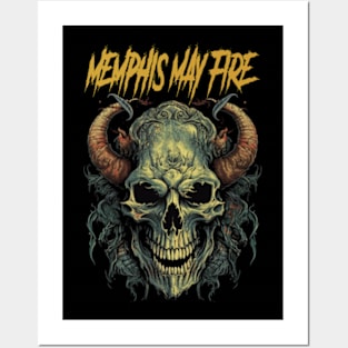 MEMPHIS MAY FIRE MERCH VTG Posters and Art